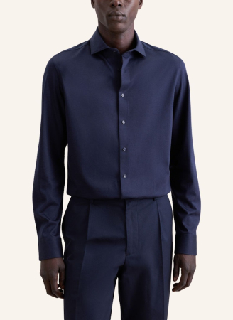 Camasa bumbac/modal barbati SEIDENSTICKER 850198 slim bluemarin [1]