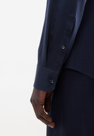 Camasa bumbac/modal barbati SEIDENSTICKER 850198 slim bluemarin [3]