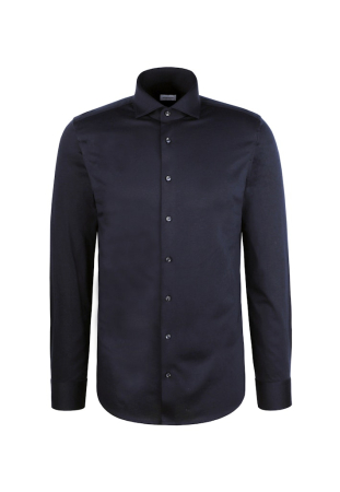 camasi maneca lunga - Camasa bumbac/modal barbati SEIDENSTICKER 850198 slim bluemarin