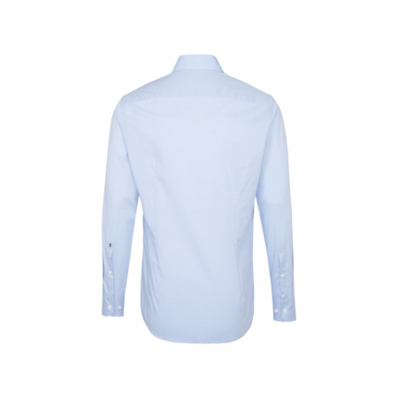 Camasa bumbac fil-a-fil NON-IRON barbati SEIDENSTICKER Slim bleu [1]