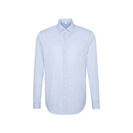 Camasi - Camasa bumbac fil-a-fil NON-IRON barbati SEIDENSTICKER Slim bleu