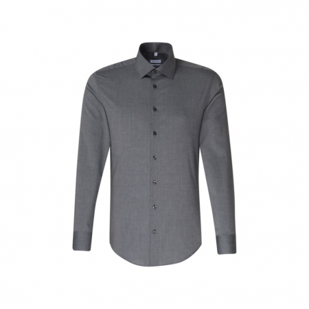 Camasi - Camasa bumbac fil-a-fil NON-IRON barbati SEIDENSTICKER Slim bleumarin