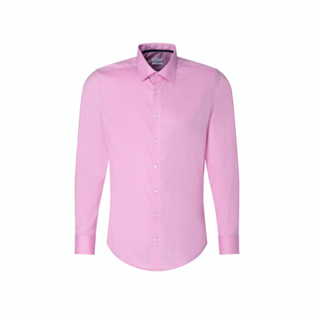 Camasi - Camasa bumbac structurat NON-IRON barbati SEIDENSTICKER Slim roz
