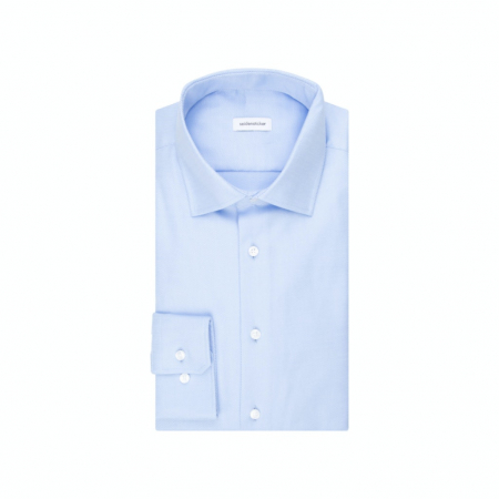 Camasi - Camasa bumbac twill barbati SEIDENSTICKER Slim bleu