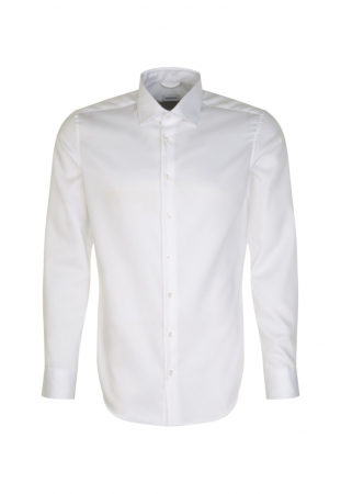 Camasi - Cămașă business bărbați twill Seidensticker Slim Not Iron alb