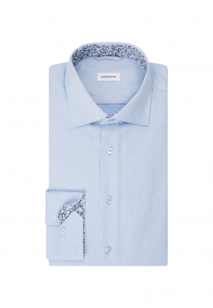 Cămașă business bărbați twill Seidensticker Slim Not Iron bleu [5]