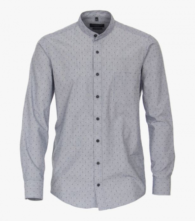 Camasi - Camasa bumbac barbati CASA MODA Green CasualFit gri/bleumarin