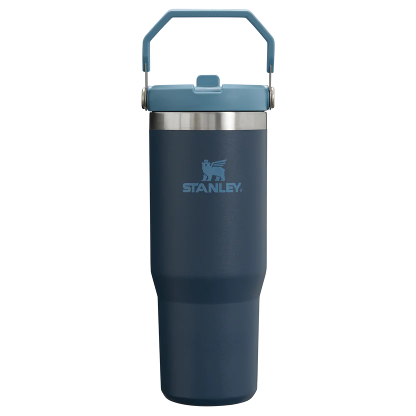 Outdoor - Cana termos cu pai 0.88L STANLEY ICEFLOW™ bleumarin