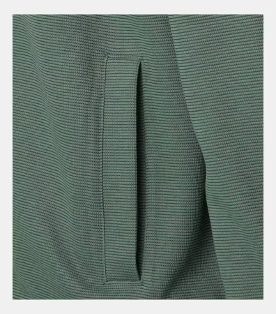 Cardigan bumbac structurat fermoar buzunare barbati CASA MODA verde [4]