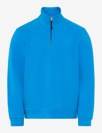 Outdoor - Bluza troyer fleece barbati fermoar 1/3 BRAX SION Warm Tec albastru