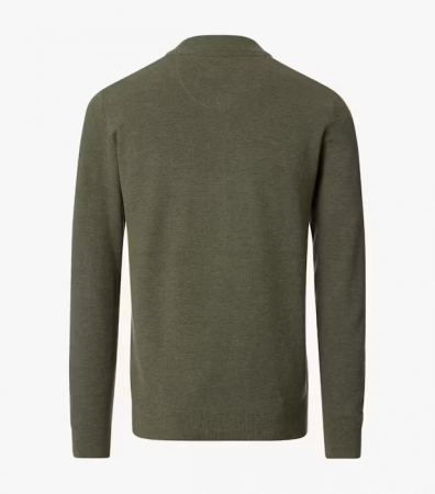 Cardigan fermoar bumbac barbati CASA MODA oliv [1]