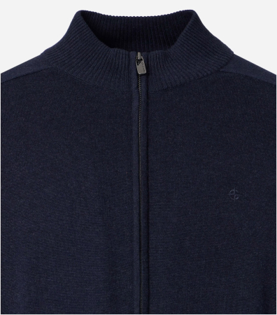 Cardigan guler ridicat CASA MODA 004450 bleumarin [2]