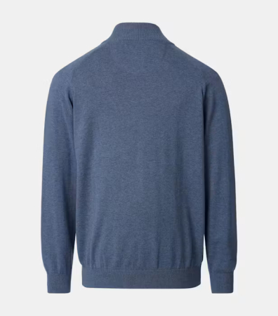 Cardigan guler ridicat CASA MODA 004450 albastru [1]