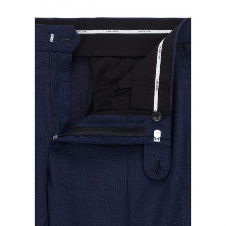 Pantaloni mix&match CARL GROSS BLACK LINE Stevenson pentru costum Modern Fit albastru [2]