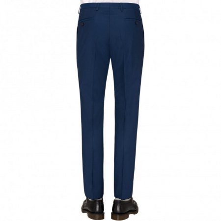 Pantaloni mix&match CLUB of GENTS Chaz pentru costum Slim Fit bleumarin [1]