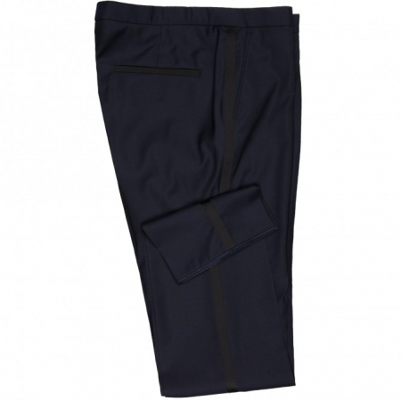 Pantaloni mix&match CLUB of GENTS Pierre pentru costum Slim Fit bleumarin [3]