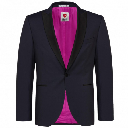 Costume - Sacou mix&match CLUB of GENTS Pitt pentru costum Slim Fit bleumarin