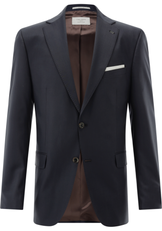 costume mix&match - Sacou costum lana Carlo Barbera m&m barbati CARL GROSS Tomson ModernFit 52.110S0 bleumarin