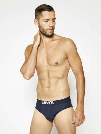 Chiloti barbati LEVI'S SOLID BASIC bleumarin - set 2 buc [3]