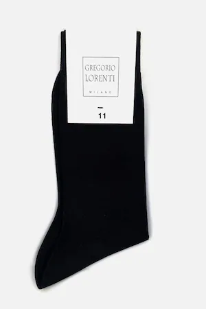 sosete - Ciorapi grosi bumbac barbati GREGORIO LORENTI 150 negru