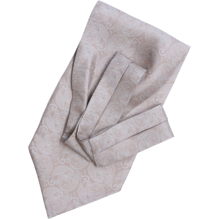 Accesorii - Cravata Ascot matase barbati LINTA bej paisley