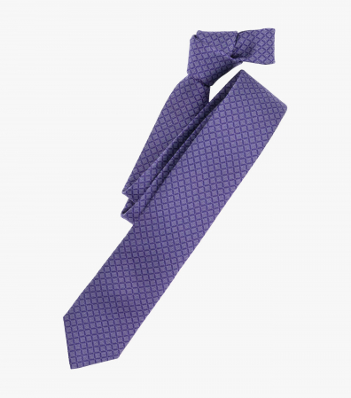 Accesorii - Cravata matase VENTI 6cm rombulete mov