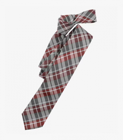 Accesorii - Cravata matase VENTI 6cm rosu carouri