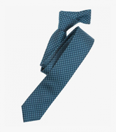 Accesorii - Cravata matase VENTI 6cm turcoaz rombulete