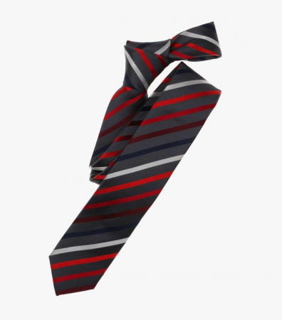 Accesorii - Cravata matase VENTI 6cm rosu dungi
