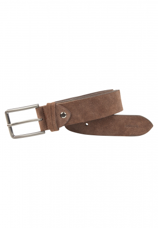 Accesorii - Curea barbati piele intoarsa HECHTER maro inchis