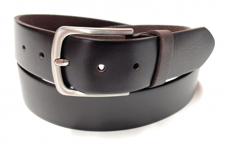 Accesorii - Curea casual piele barbati MR. BUTTERMAKER maro