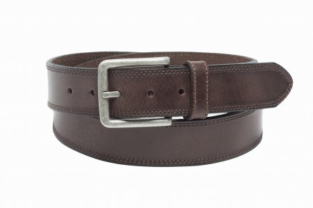 Accesorii - Curea casual piele barbati MR. BUTTERMAKER maro