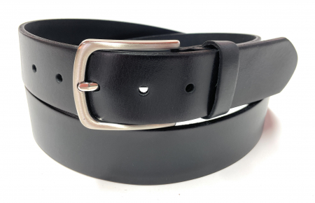 Accesorii - Curea casual piele barbati MR. BUTTERMAKER negru