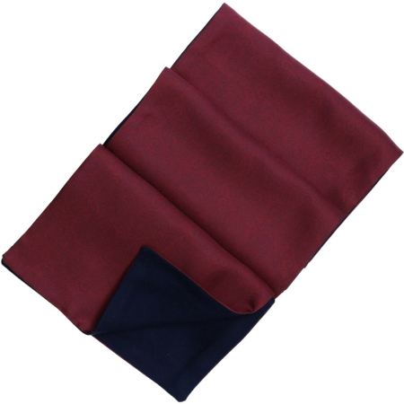 esarfe fulare manusi - Esarfa matase barbati LINTA visiniu uni