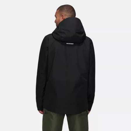 Jacheta schi freeride 10K/10K gluga barbati MAMMUT Fall Line HS negru [3]