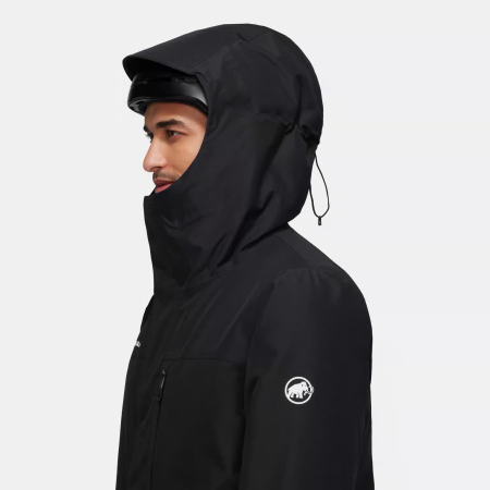 Jacheta schi freeride 10K/10K gluga barbati MAMMUT Fall Line HS negru [2]