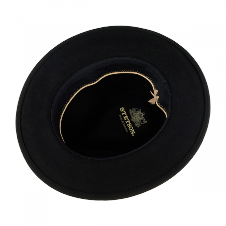 Palarie Fedora barbati fetru lana/casmir STETSON TARVESTON negru [3]