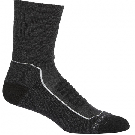 sosete sport - Sosete merino Trekking femei ICEBREAKER Hike+HeavyCrew gri