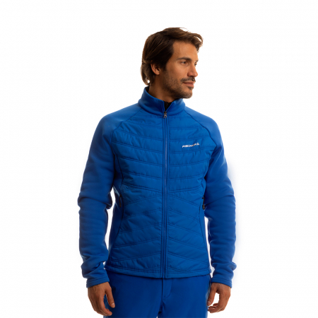 echipament ski snowboard - Geaca ski hybrid barbati FISCHER DYNAMIC albastru