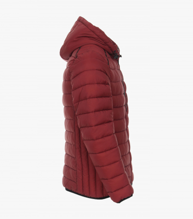 Jacheta matlasata cu gluga barbati CASA MODA rosu [3]