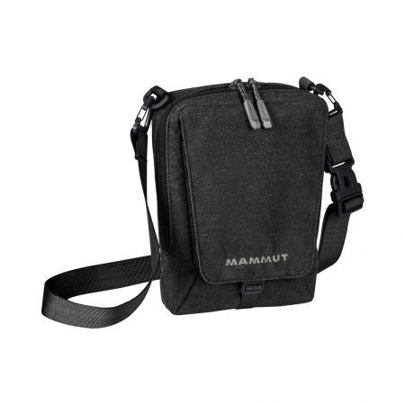 genti portofele curele - Geanta de umar MAMMUT Tasch Pouch 2L neagra melange