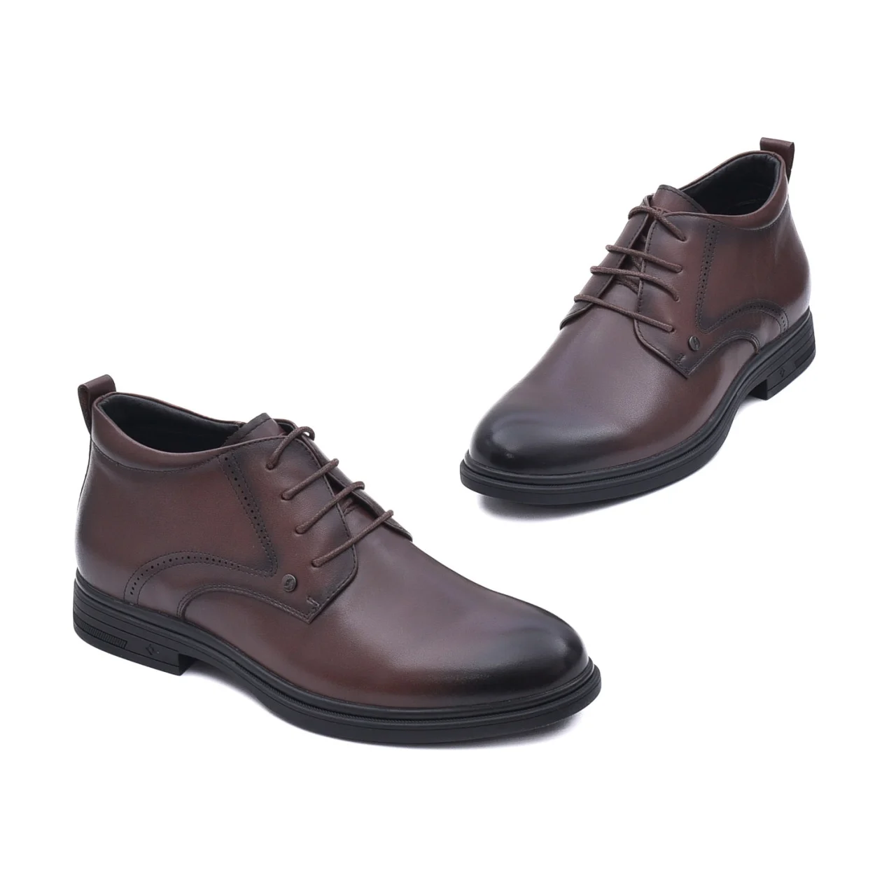 Ghete barbati piele OTTER E6E650029B maro [4]