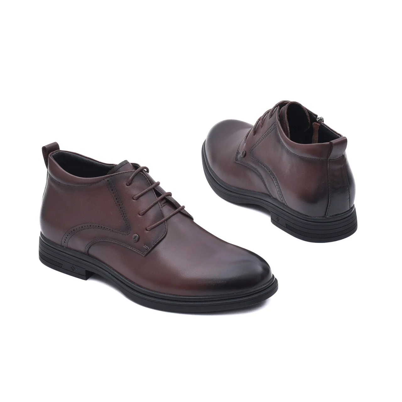 Ghete barbati piele OTTER E6E650029B maro [5]
