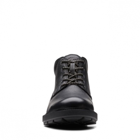 Gheata barbati piele CLARKS Craftdale 2 Mid negru [3]