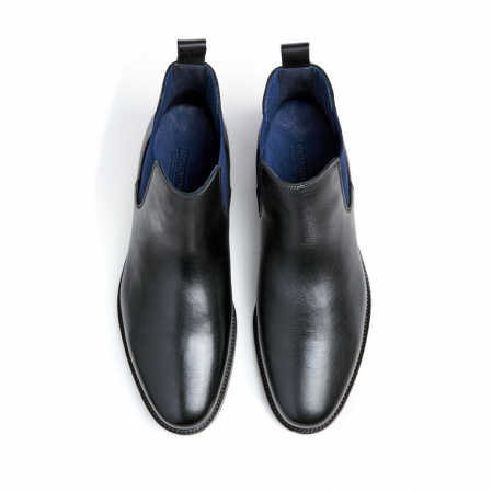 Ghete piele chelsea barbati LLOYD LAWRENCE negru [1]