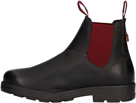 Ghete barbati piele WRANGLER BUDDY negru/visiniu [1]
