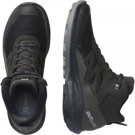 Ghete drumetie barbati SALOMON OUTPULSE MID Gore-Tex negru [3]