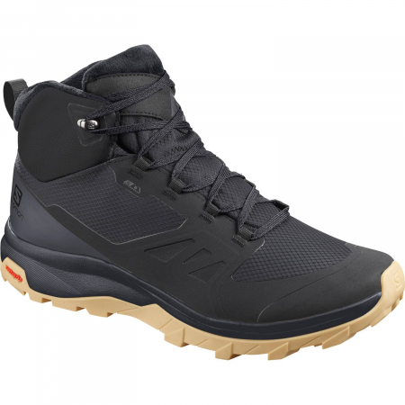incaltaminte sport si outdoor - Ghete drumetie afer-ski barbati SALOMON OUTSNAP CSWP negru