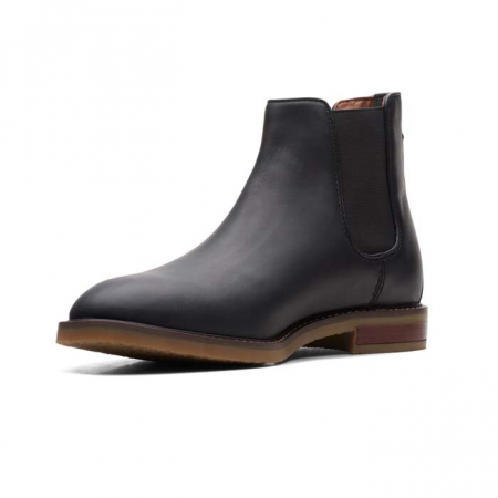 Ghete barbati piele CLARKS JAXEN CHELSEA negru [5]