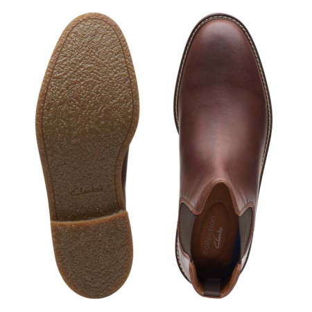 Ghete barbati piele CLARKS JAXEN CHELSEA maro [1]